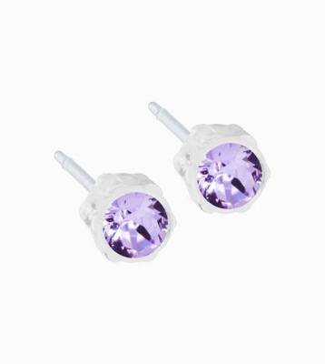 Blomdahl Medical Plastic Earrings with Crystal - Hypoallergenic for  Sensitive Ears