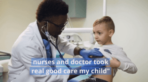 Nurses and doctor caring child-Great Pediatrician