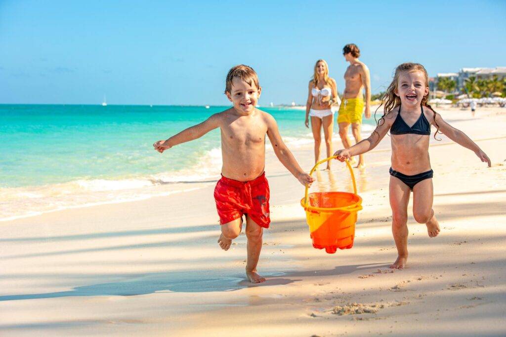 Beaches-Turks-and-Caicos-family-enjoying ADHD