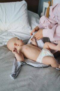 newborn baby is gassy