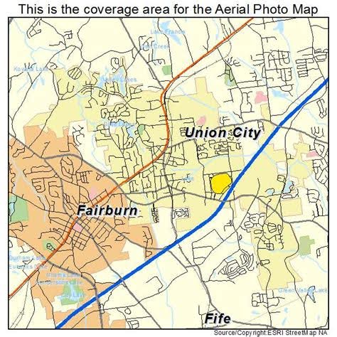 aerial-photo-union-city Union City Georgia Aerial Photo Map
