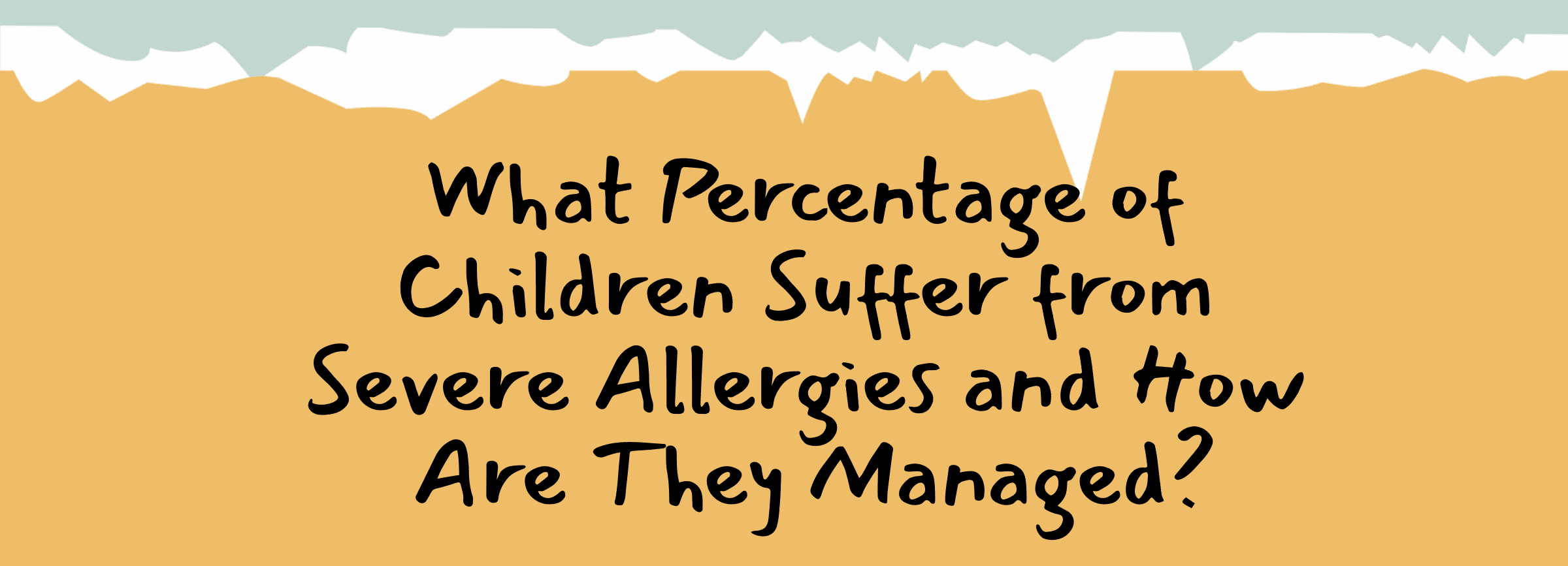 What Percentage of Children Suffer from Severe Allergies and How Are They Managed?